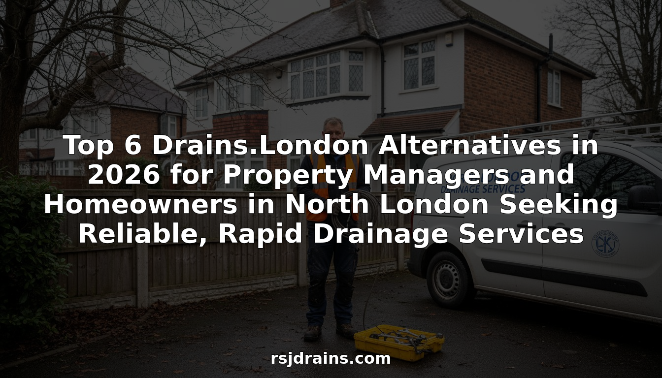Drainage engineer at North London home with van